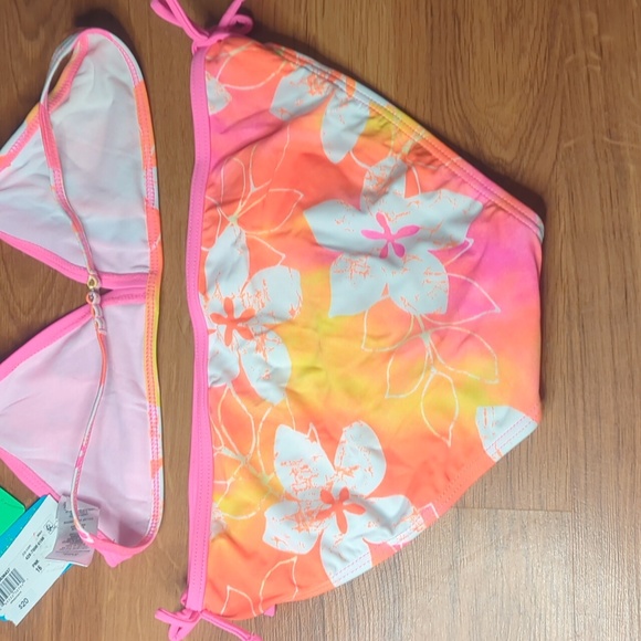 NWT Malibu Girls 2 Pc Bikini Size 16 - Picture 6 of 8
